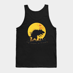 Mutated rat chasing people Tank Top